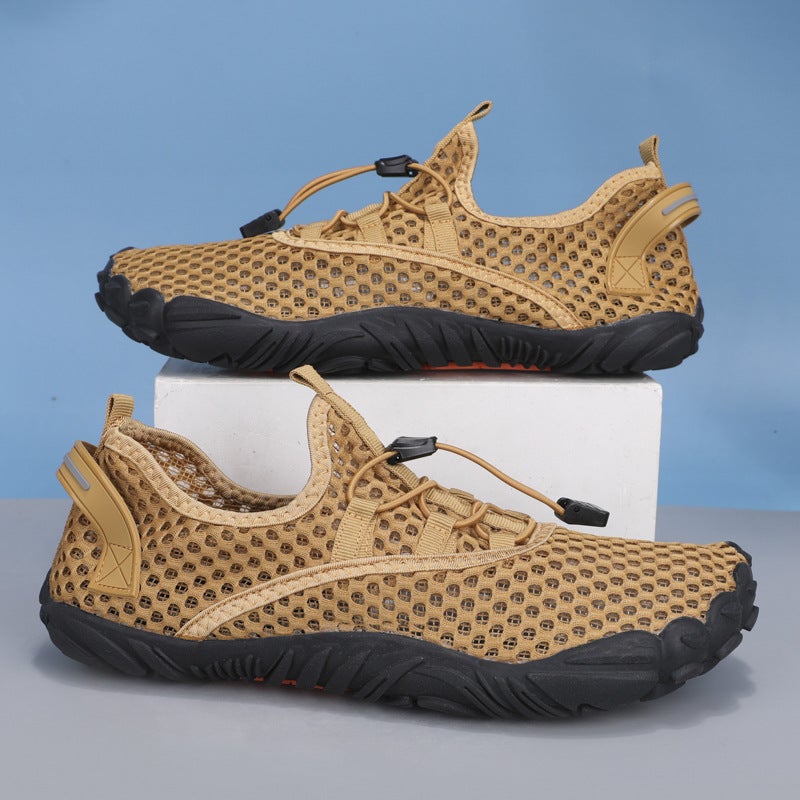 Outdoor Water Shoes, Hollow Mesh Shoes for Men and Women, Summer Breathable Thin Lightweight Non-Slip Casual Sports Shoes - Image 3