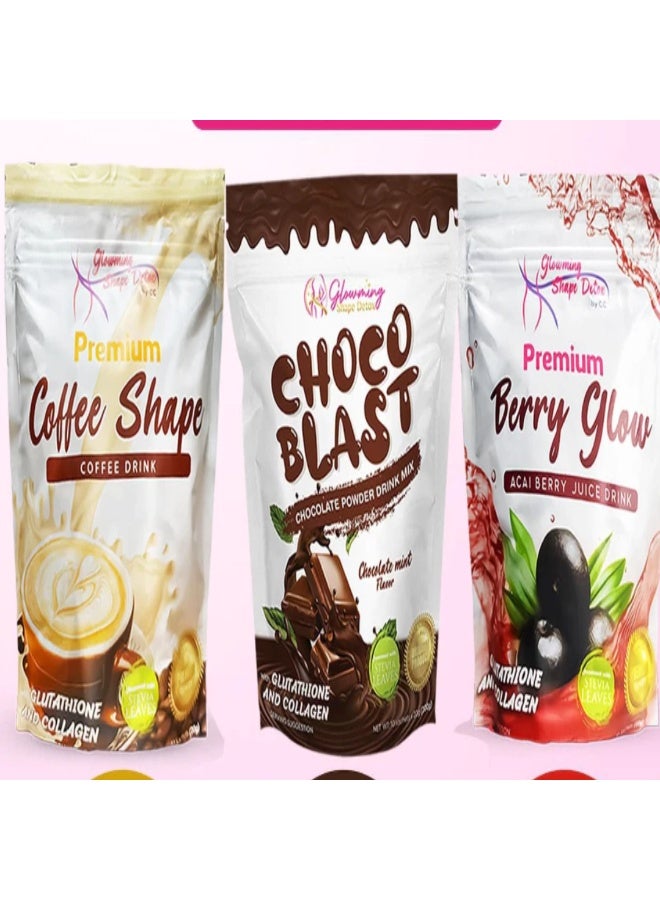 Cc Three types of drinks to help with detoxification, weight management and skin improvement through ingredients such as glutathione and collagen.