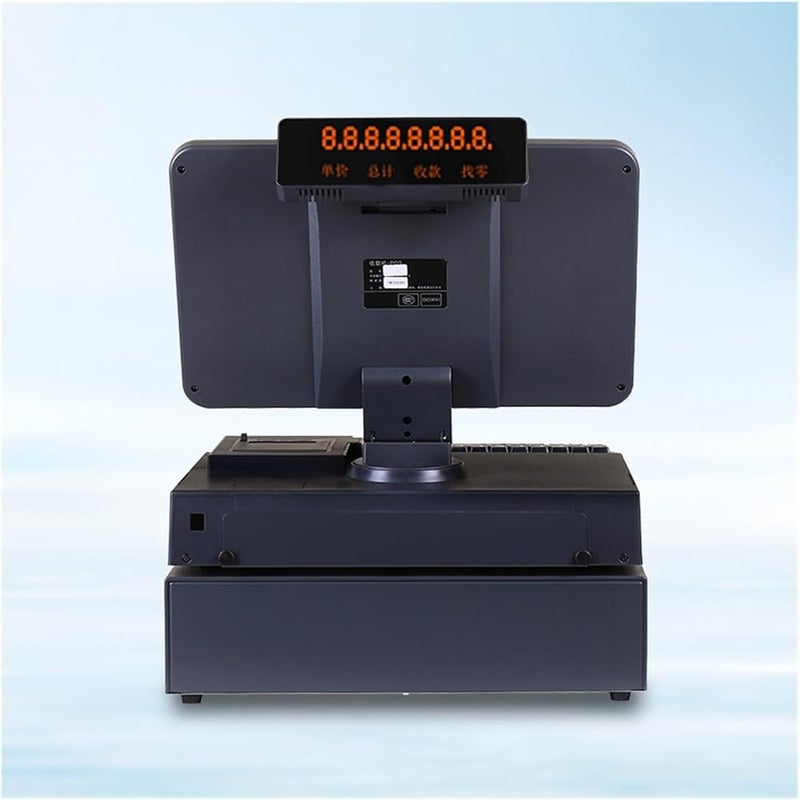 ROOUIO Cash Register, Chinese And English Cash Register Supermarket Convenience Store Touch Cash Register, Catering Retail Cash Register System All-in-one Machine - Image 2