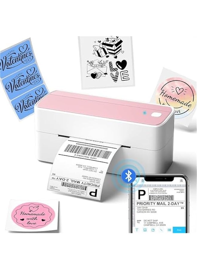 phomemo Thermal Label Printer, 4X6 Shipping Label Printer for Small Business, Wireless Label Printer for Package for Phone & Pad & PC, Used for  UPS,  TikTok, USPS, FedEx, DHL - Image 1
