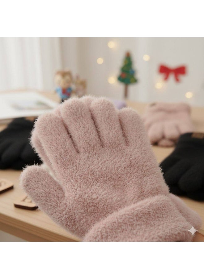 جوانتي أطفال فرو "مارشميلو" فائق النعومة - تدفئة مثالية وألوان مبهجة