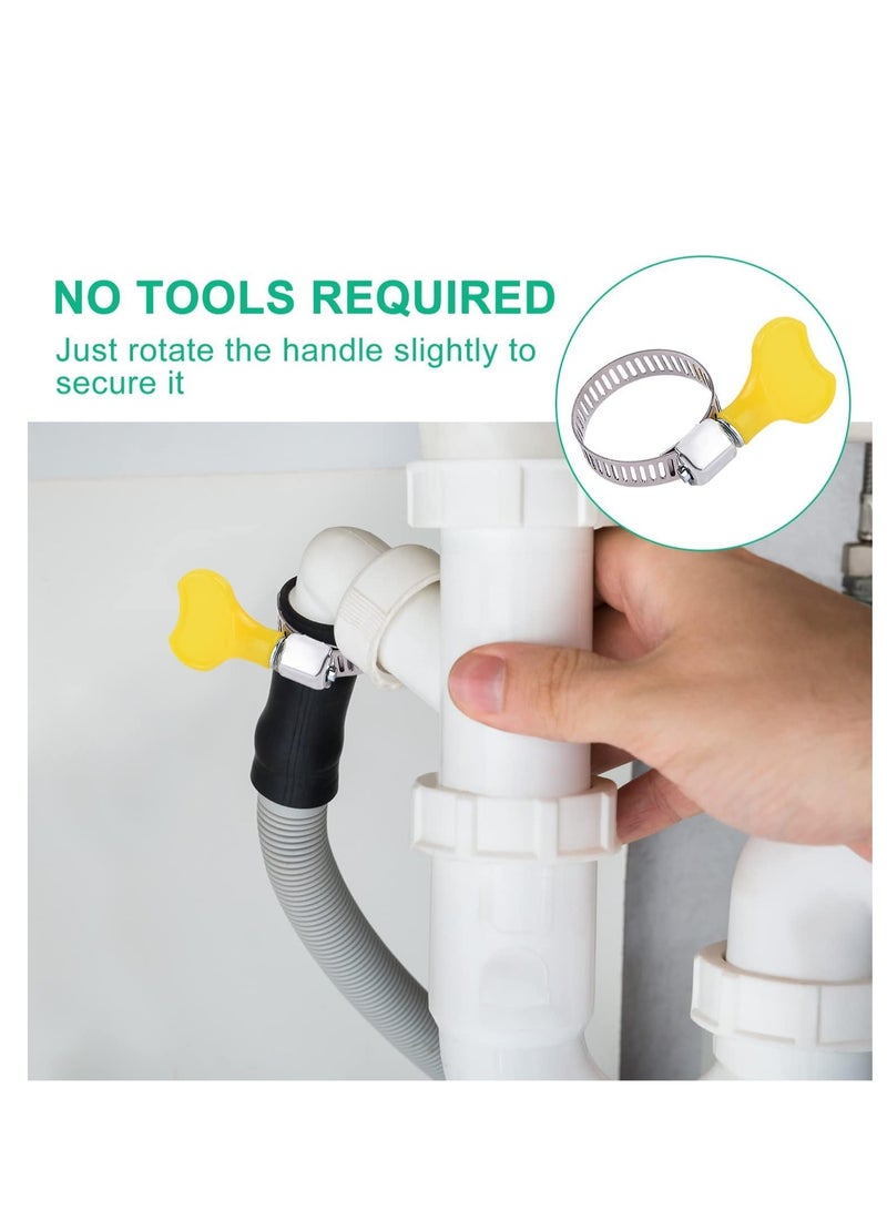Peachjoy Universal Drain Hose Extension Pipe Kit, Washing Machine Hose Extension, Replacement Drain Hose Extension for Tumble Dryer Machine, Dishwasher & Other Applications (3m)  - Image 4