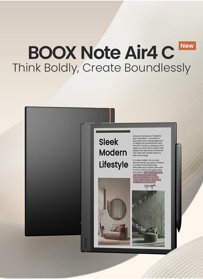 BOOX 10.3" BOOX Note Air4 C eReader Tablet Kaleido 3 Android 13 6GB+64GB E-Ink Colored Tablet  - Image 4
