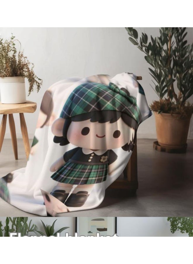 عام بطانية رقيقة من الفانيلا (حرارة ومريحة، ومناسبة للنوم واستخدام اللعبة والغبار والرمل) 150 سم * 200 سم - 889 - Image 3