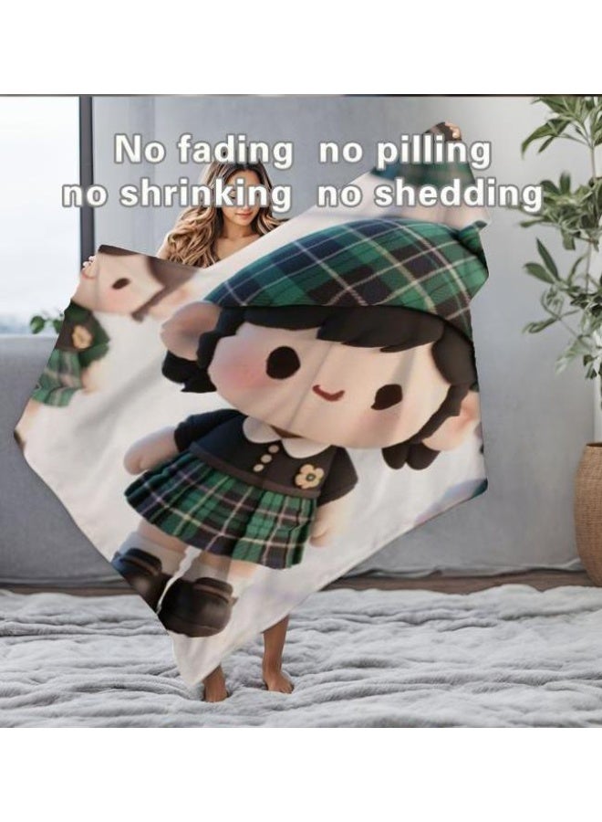 عام بطانية رقيقة من الفانيلا (حرارة ومريحة، ومناسبة للنوم واستخدام اللعبة والغبار والرمل) 150 سم * 200 سم - 889 - Image 1