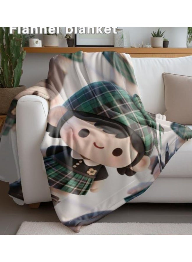 عام بطانية رقيقة من الفانيلا (حرارة ومريحة، ومناسبة للنوم واستخدام اللعبة والغبار والرمل) 150 سم * 200 سم - 889 - Image 4