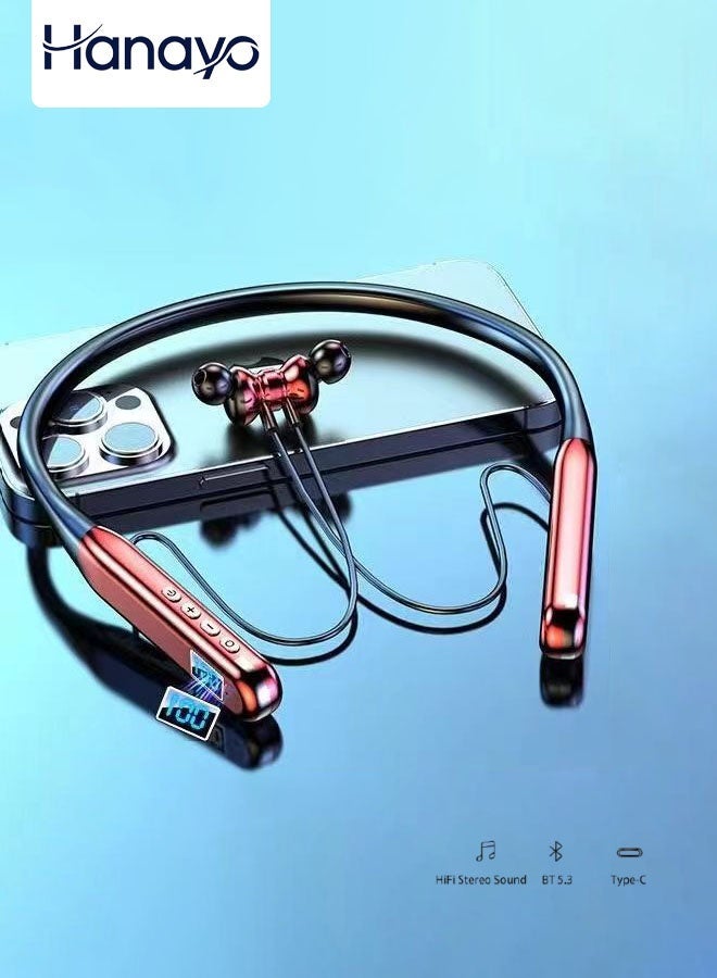 هانايو Hanayo Wireless Headphones in-ear Neck Headset