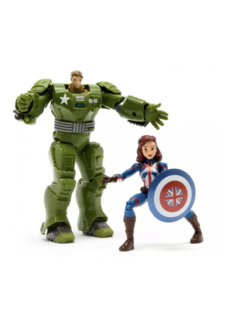 Disney Marvel Toybox Captain Carter and The Hydra Stomper Playset 21181  - Image 2