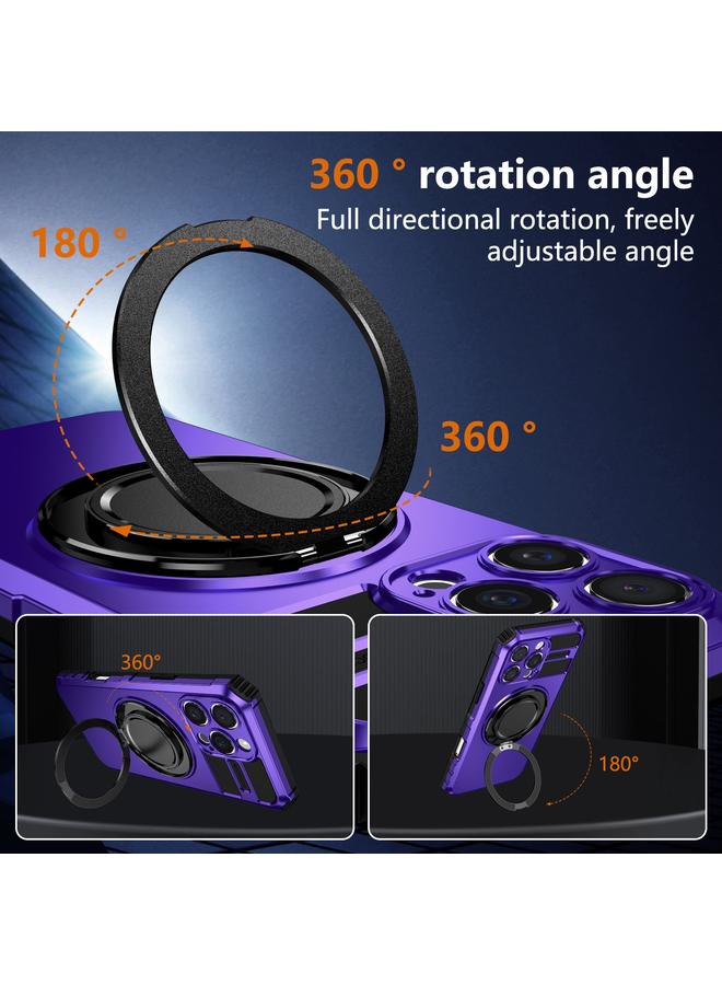 S-TOP Case For iPhone 16 Pro Rotating Magnetic Holder Phone Case - Image 4