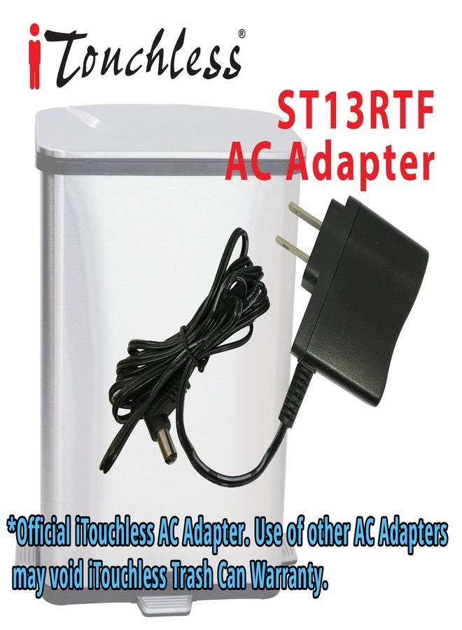 iTouchless AC Power Adapter for Automatic Sensor Trash Cans, Official and Manufacturer Certified, UL Listed, Energy Saving - Image 2