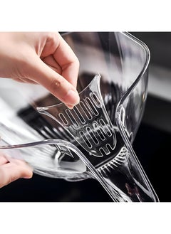 Generic Versatile Acrylic Funnel Strainer Basket For Kitchen And Bathroom Use, Multifunctional Draining Tray With Integrated Funnel Feature  - Image 4