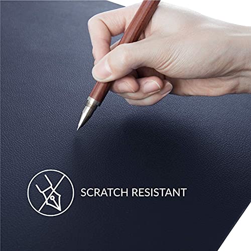 Leeonz Desk Pad, Large Mouse Pad, Office Desk Mat, PU Leather Desk Blotter, Laptop Desk Mat, Waterproof Desk Writing Pad for Office and Home, Single-Sided (Pink, 80 x 40 CM) - Image 4