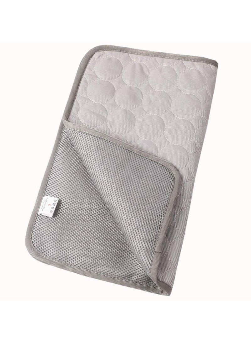 Summer Pet Cooling Mat Dog Cat Sleeping Pad Ice Pet Cool Cushion Mats Kennel Mat Blanket Bed for Pet Cage Supplies 50x60cm - Image 1