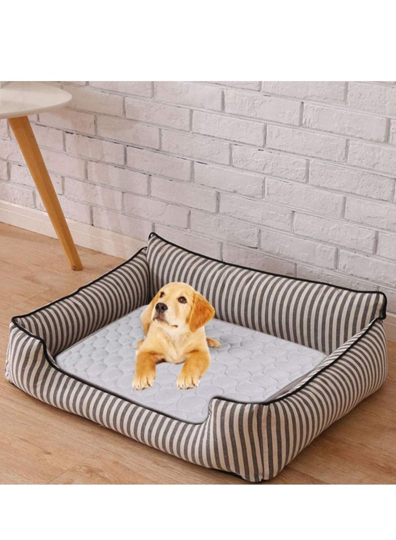 Summer Pet Cooling Mat Dog Cat Sleeping Pad Ice Pet Cool Cushion Mats Kennel Mat Blanket Bed for Pet Cage Supplies 50x60cm - Image 2
