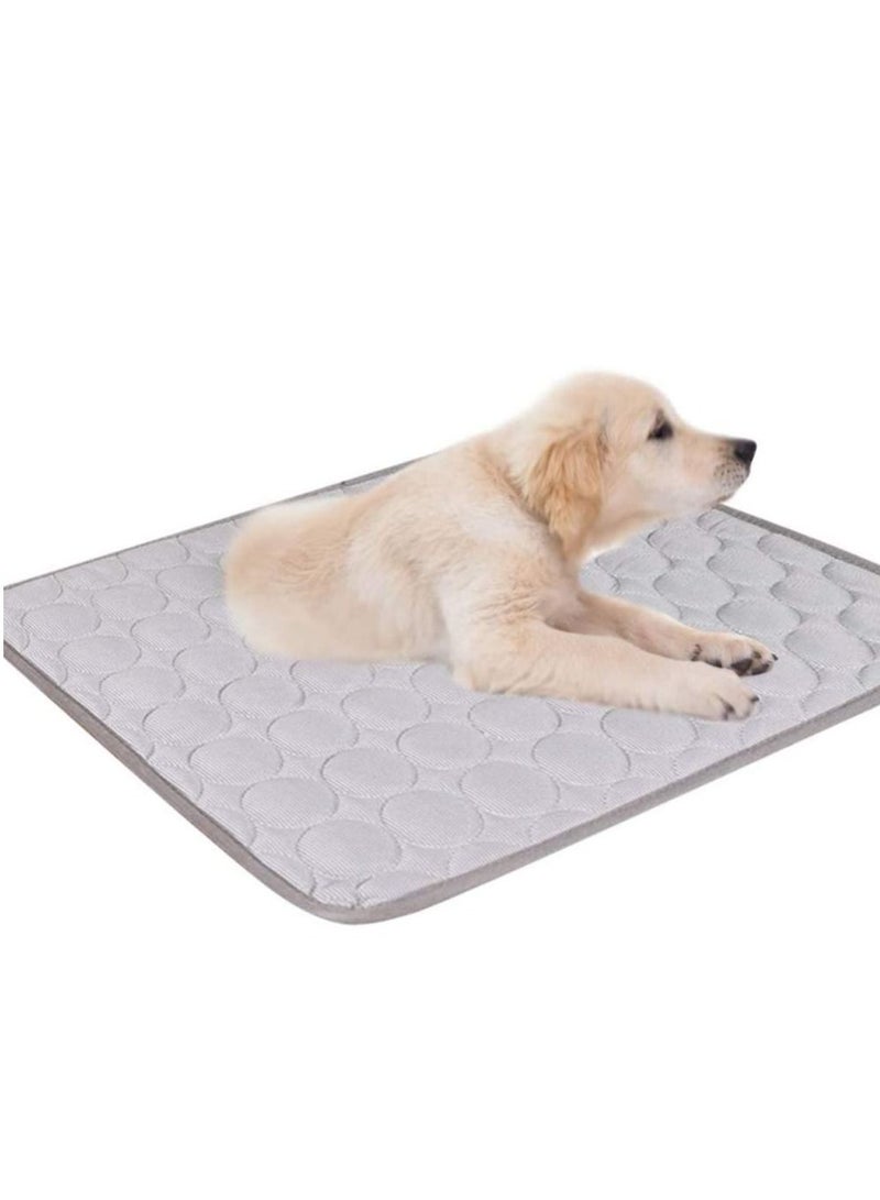 Summer Pet Cooling Mat Dog Cat Sleeping Pad Ice Pet Cool Cushion Mats Kennel Mat Blanket Bed for Pet Cage Supplies 50x60cm - Image 5