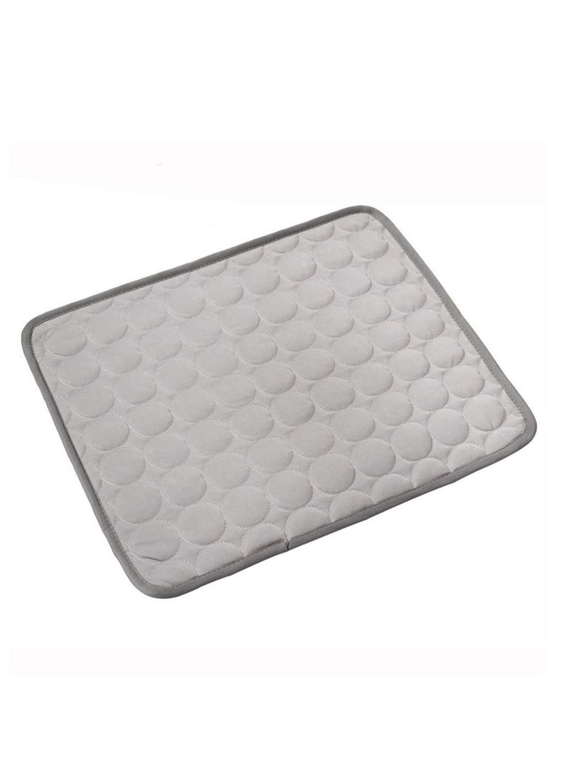 Summer Pet Cooling Mat Dog Cat Sleeping Pad Ice Pet Cool Cushion Mats Kennel Mat Blanket Bed for Pet Cage Supplies 50x60cm - Image 3