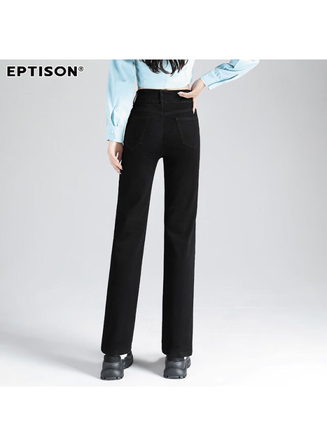 EPTISON Yipin Tiancheng Retro Slim Fit High Waist Jeans For Women Spring/summer Elastic Comfortable Slimming High Straight Pants For Women - Image 5
