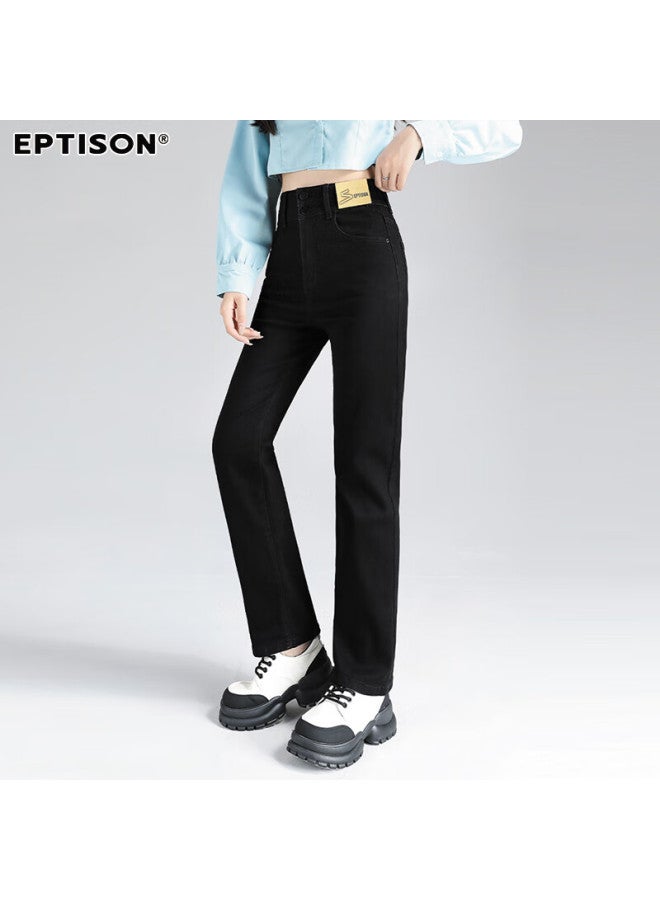 EPTISON Yipin Tiancheng Retro Slim Fit High Waist Jeans For Women Spring/summer Elastic Comfortable Slimming High Straight Pants For Women - Image 4