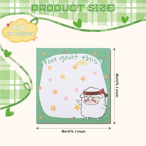 Ulema 48 Pads Funny Sticky Notes for Work 3x3 Inches Positive Emotional Support Gift Funny Lined Memo Note Pads for Office Coworker Gifts Employee Appreciation Supplies. - Image 2