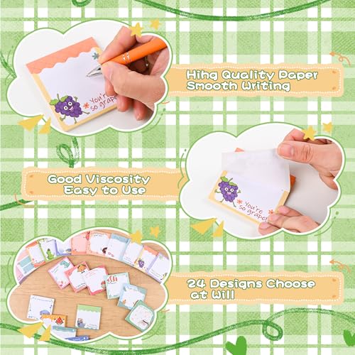 Ulema 48 Pads Funny Sticky Notes for Work 3x3 Inches Positive Emotional Support Gift Funny Lined Memo Note Pads for Office Coworker Gifts Employee Appreciation Supplies. - Image 3