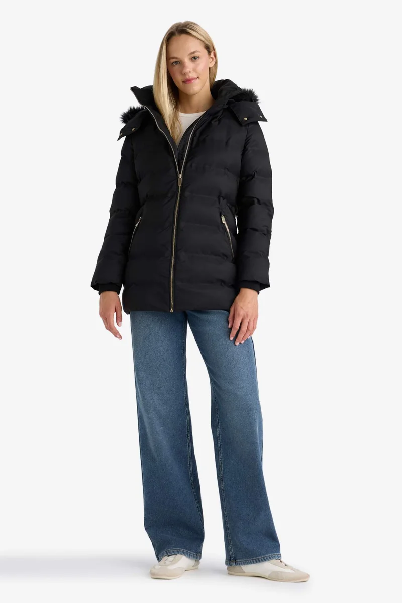 ديفاكتو Waterproof Regular Fit Coat