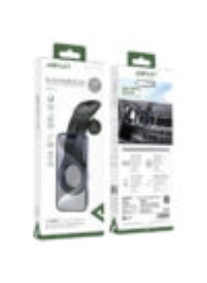 ACEFAST Car Mount Magnetic Holder D19, Strong Rounded Magnets, Hook & Loop Fastener, Dashboard Mount, Universal for Mobile Phones  - Black - Image 5