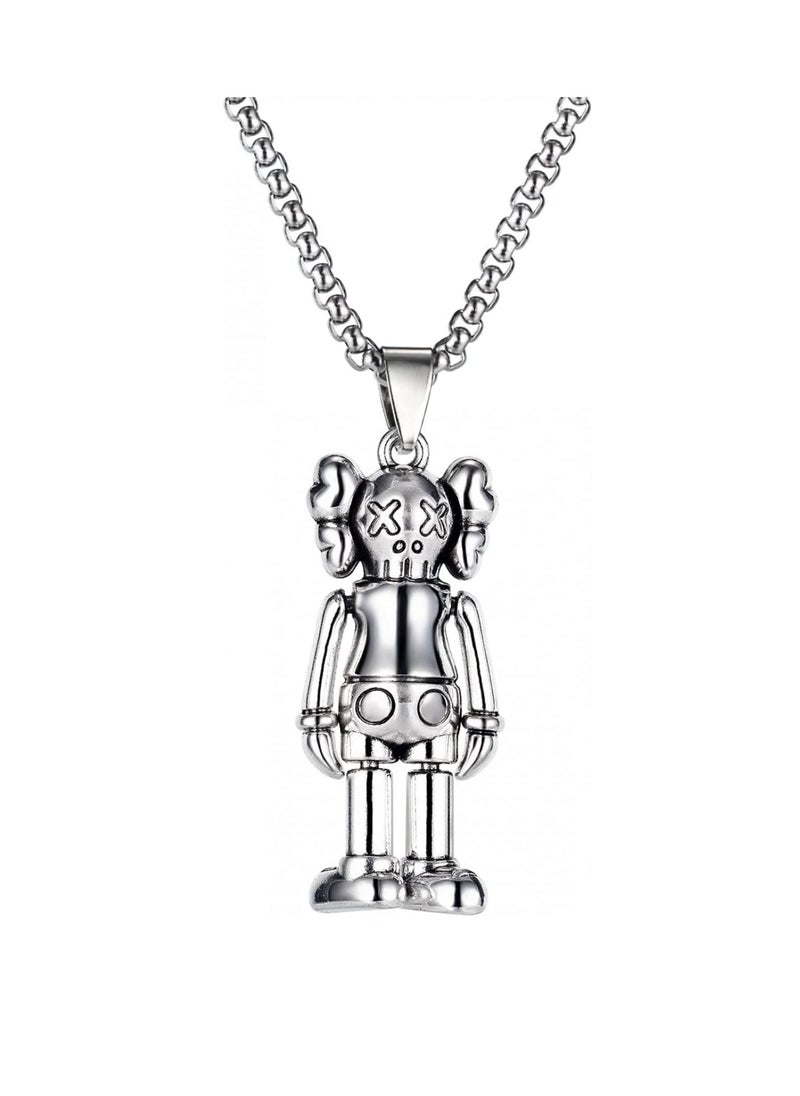 IronBrut - Men's necklace "Gameover", IronBrut, stainless steel pendant with chain, perfect men's gift, with branded gift pouch - Image 1