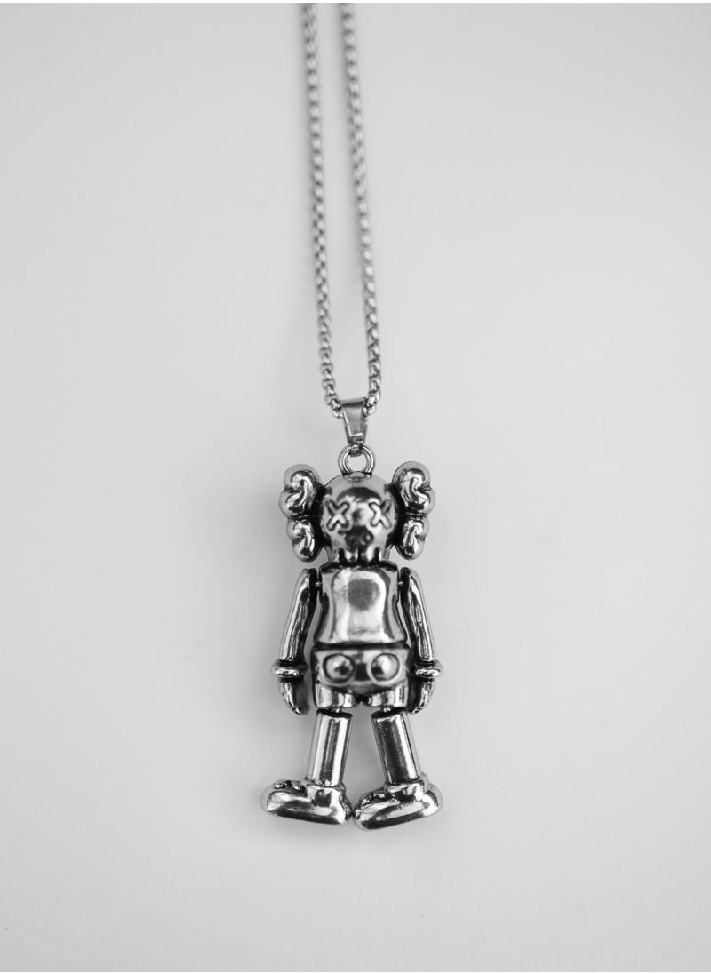 IronBrut - Men's necklace "Gameover", IronBrut, stainless steel pendant with chain, perfect men's gift, with branded gift pouch - Image 1