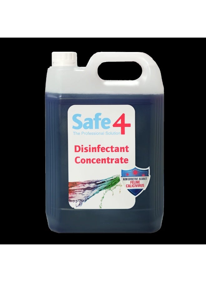 Safe4 Concentrated Disinfectant Cleaner, Freshmint Scent 5 L