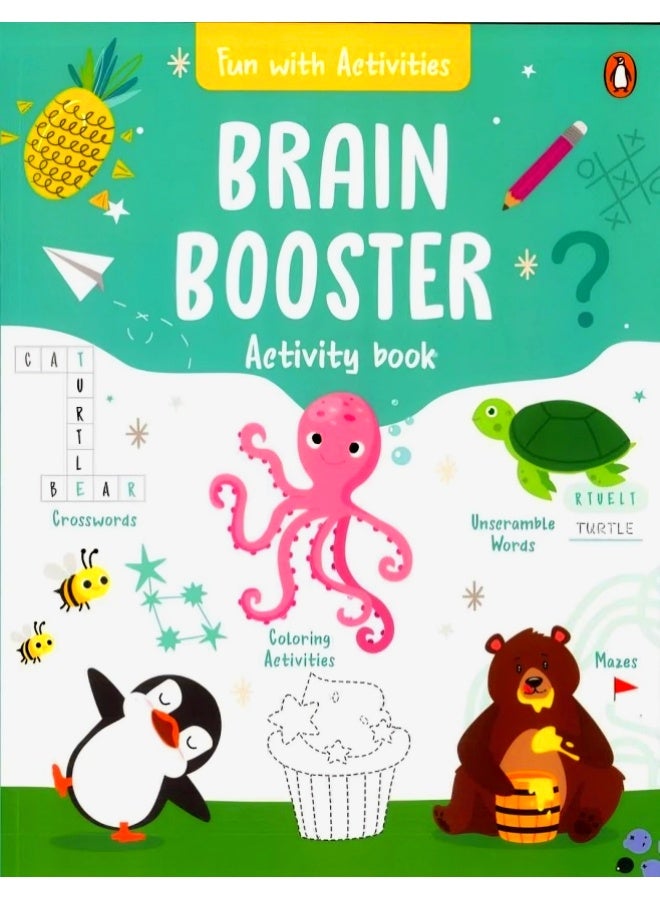 Fun With Activities: Brain Boosters Activity Book  - Image 1