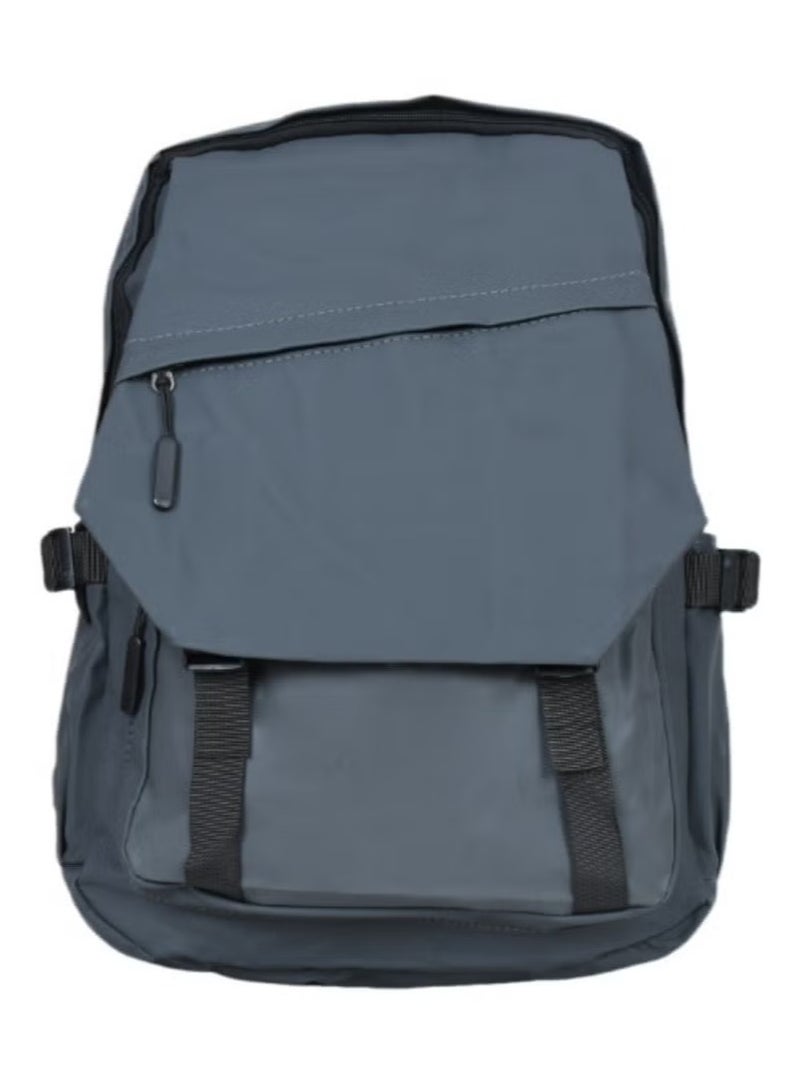 فيبتور حقيبة ظهر مقاس 17 بوصة - حقيبة ظهر للكمبيوتر المحمول للجنسين للسفر والمدرسة والعمل أنيقة ومتينة وواسعة باللون الرمادي - Image 1