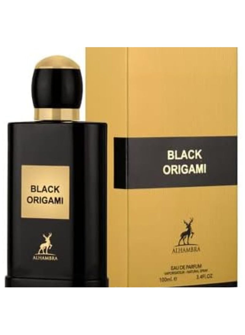 MAISON ALHAMBRA عطر بلاك أوريغامي 100 مل - Image 2