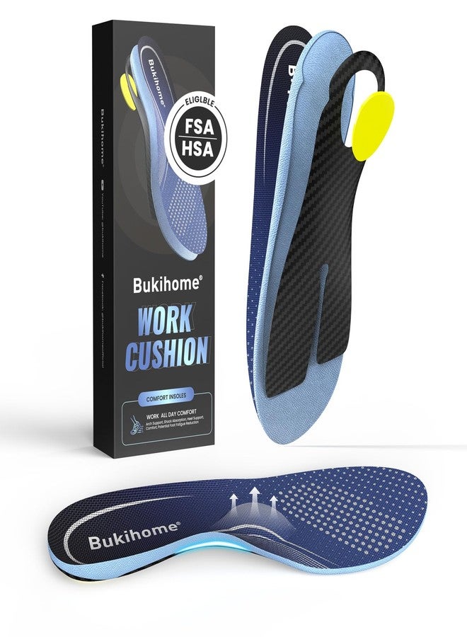 Bukihome Carbon Fiber Insole - Metatarsalgia Insoles with Metatarsal Support for Morton's Neuroma, Running Inserts for Men -Women 10-11|Men 8-9-Size XL - Image 1
