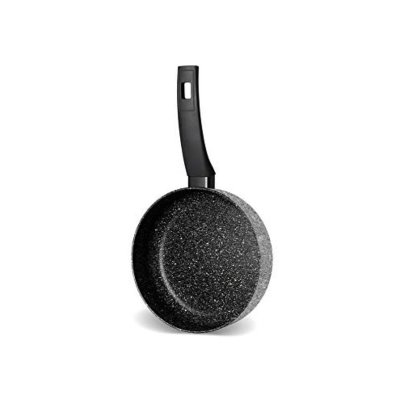 Kitchen saute pan, granite-coated, black, scratch-resistant and dishwasher safe - Image 5