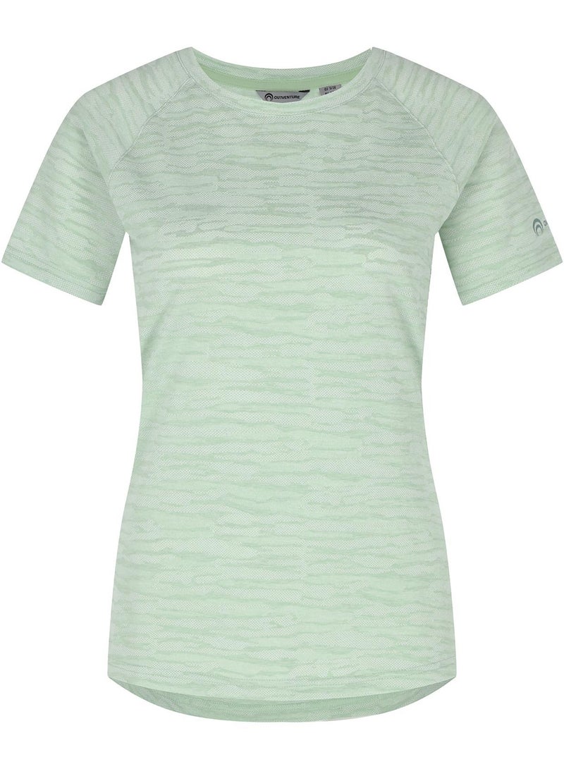 Athlex Women's T-shirt Light Grren, Outventure, +ADD QUICKDRY Technology, Moisture-Wicking, Breathable Fabric, Durable and Comfortable for Hiking and Outdoor Activities - Image 5