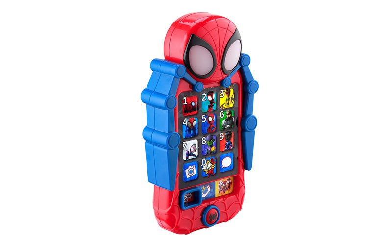 eKids Spidey and His Amazing Friends Toy Phone with Built-in Games and Sound Effects for Kids Aged 3 and Up - Image 2