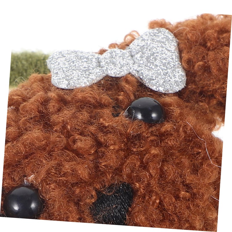 4 Pcs Non Slip Pet Hair Ties For Dogs Puppies Decorative Hairbands For Parties Assorted Colors - Image 5