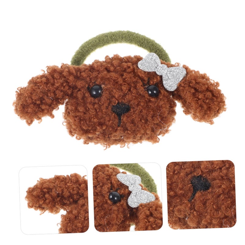 4 Pcs Non Slip Pet Hair Ties For Dogs Puppies Decorative Hairbands For Parties Assorted Colors - Image 4