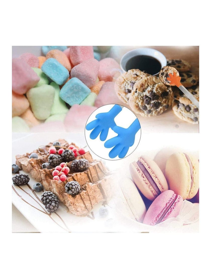 سيوسي ملاقط الطبخ كماشة مطبخ من الفولاذ المقاوم للصدأ ، مقبض سيليكون غير قابل للانزلاق ومقبض سهل ، أطراف غير قابلة للخدش ، نظام مشترك لمقبض القفل ، نظام خبز سلطة الشواء - Image 2