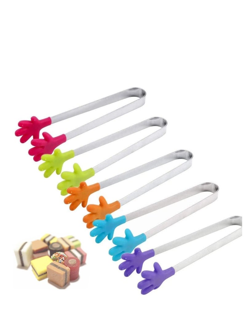 سيوسي ملاقط الطبخ كماشة مطبخ من الفولاذ المقاوم للصدأ ، مقبض سيليكون غير قابل للانزلاق ومقبض سهل ، أطراف غير قابلة للخدش ، نظام مشترك لمقبض القفل ، نظام خبز سلطة الشواء - Image 1