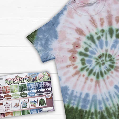 Tulip One-Step Tie-Dye Kit Desert Set, Easy for Beginner Skill Levels, 8 Easy Squeeze, Pre-Filled Bottles, Nature Inspired Wilderness Colors - Image 5