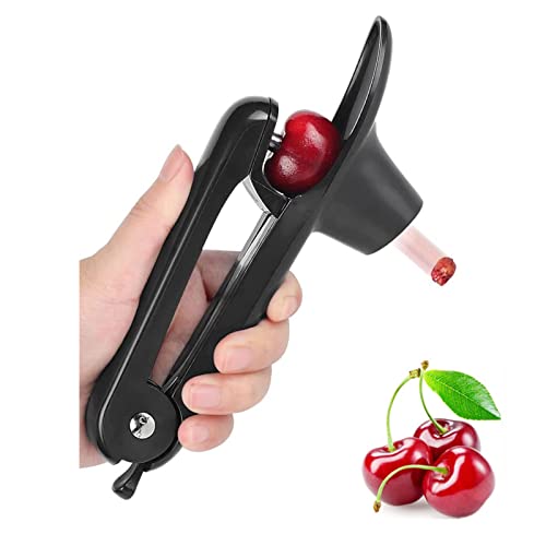 Yun River Cherry and Olive Pitter - Green, Stainless Steel, Easy to Use, Dishwasher Safe - Image 1
