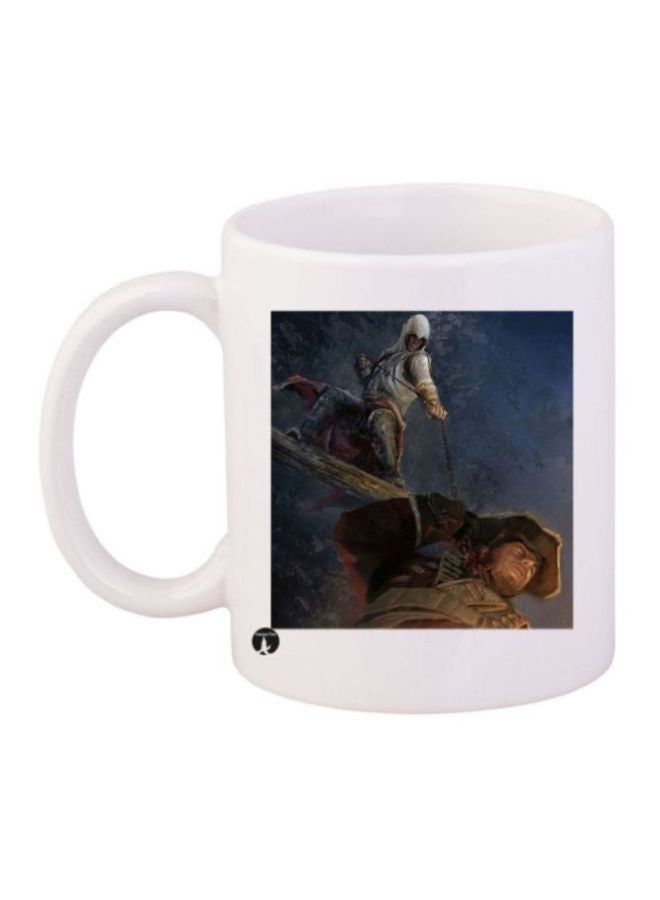RKN Assassin's Creed Printed Coffee Mug White/Blue/Black - Image 1