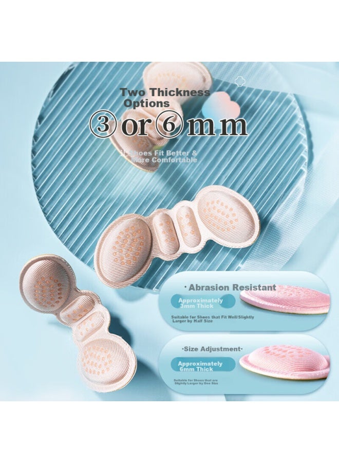 Magal Mai Gaole 3 Pairs Of Heel Cushion Anti-slip Inserts Half Size Insoles Women's Heel Protectors Anti-blister High Heel Shoe Inserts Thickened 4d Beige 6mm - Image 5