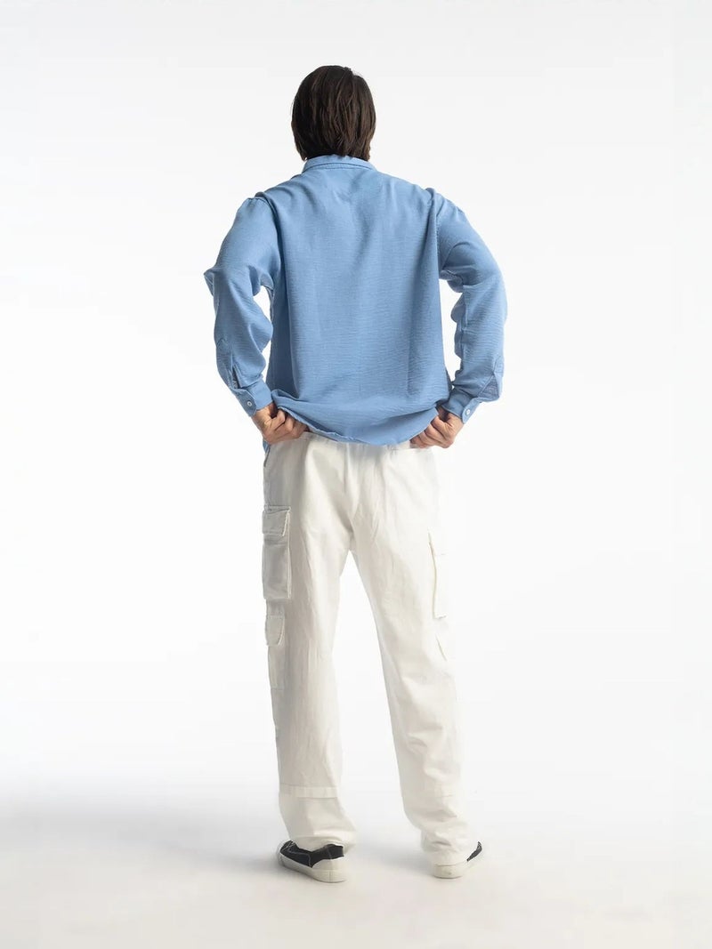 GIESTO Oversized Button-Up Long Sleeve Shirt - Image 4