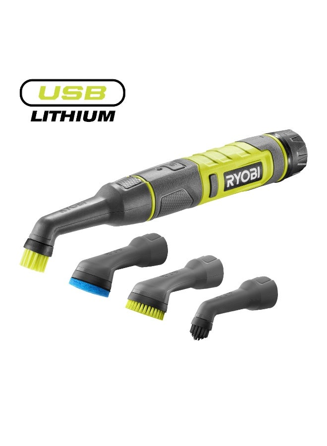 RYOBI Tools Ryobi 4V Usb Cordless Detail Scrubber, Bare Tool - Image 1