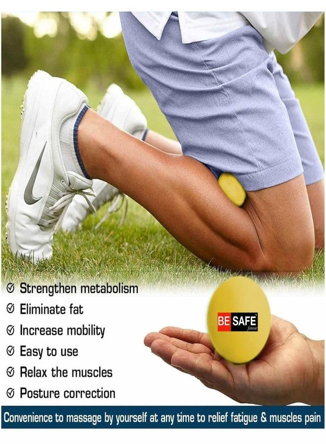 BESAFE Forever Physiotherapy Hand Exercise Soft Stress Ball for Stress Relief, Finger Wrist Hand Strengthener Arthritis Grip Squishy Toys Balls, Squeeze Ball, Yellow, Pack of 1, SBY104 - Image 5