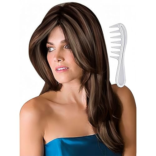 Noriko Angelica Synthetic Wig by Rene of Paris and Wig Lift Comb Chocolate Swirl Bundle 2 Items - Image 1