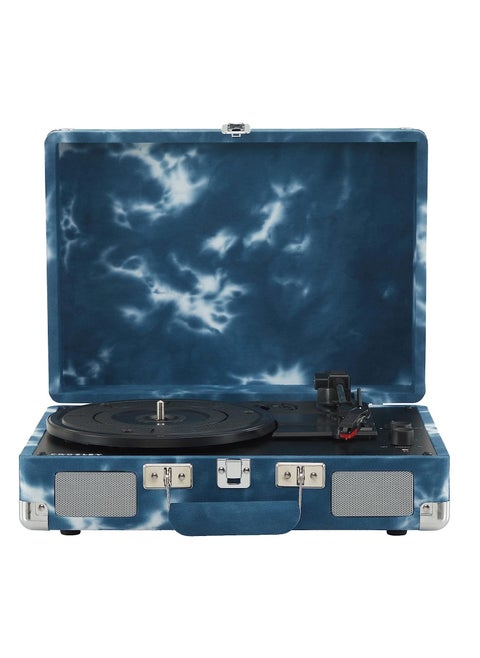 Crosley CR8005F-IN Cruiser Plus Vintage 3-Speed Bluetooth in/Out Suitcase Vinyl Record Player Turntable Indigo