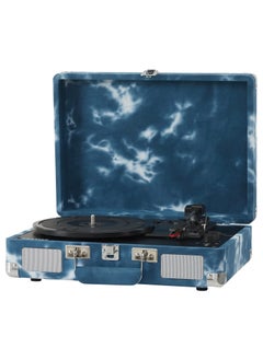 Crosley Crosley CR8005F-IN Cruiser Plus Vintage 3-Speed Bluetooth in/Out Suitcase Vinyl Record Player Turntable Indigo  - Image 3